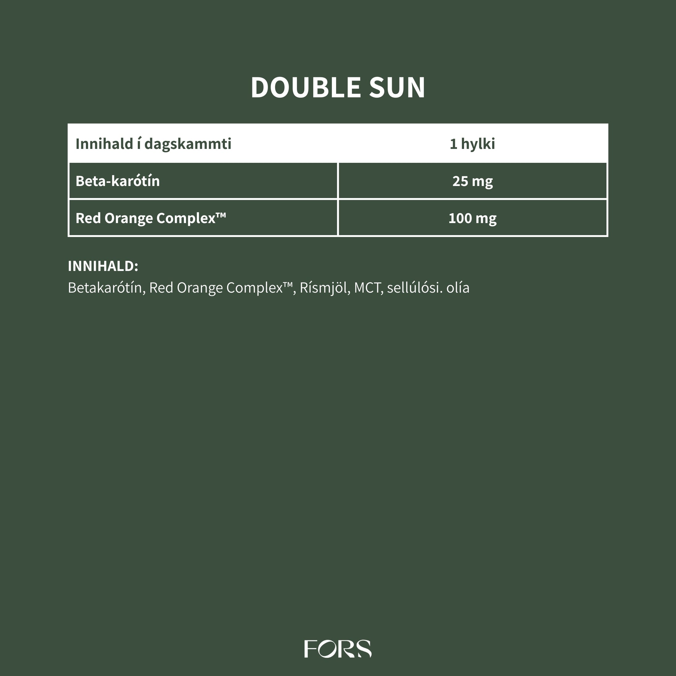 Double Sun Nordbo