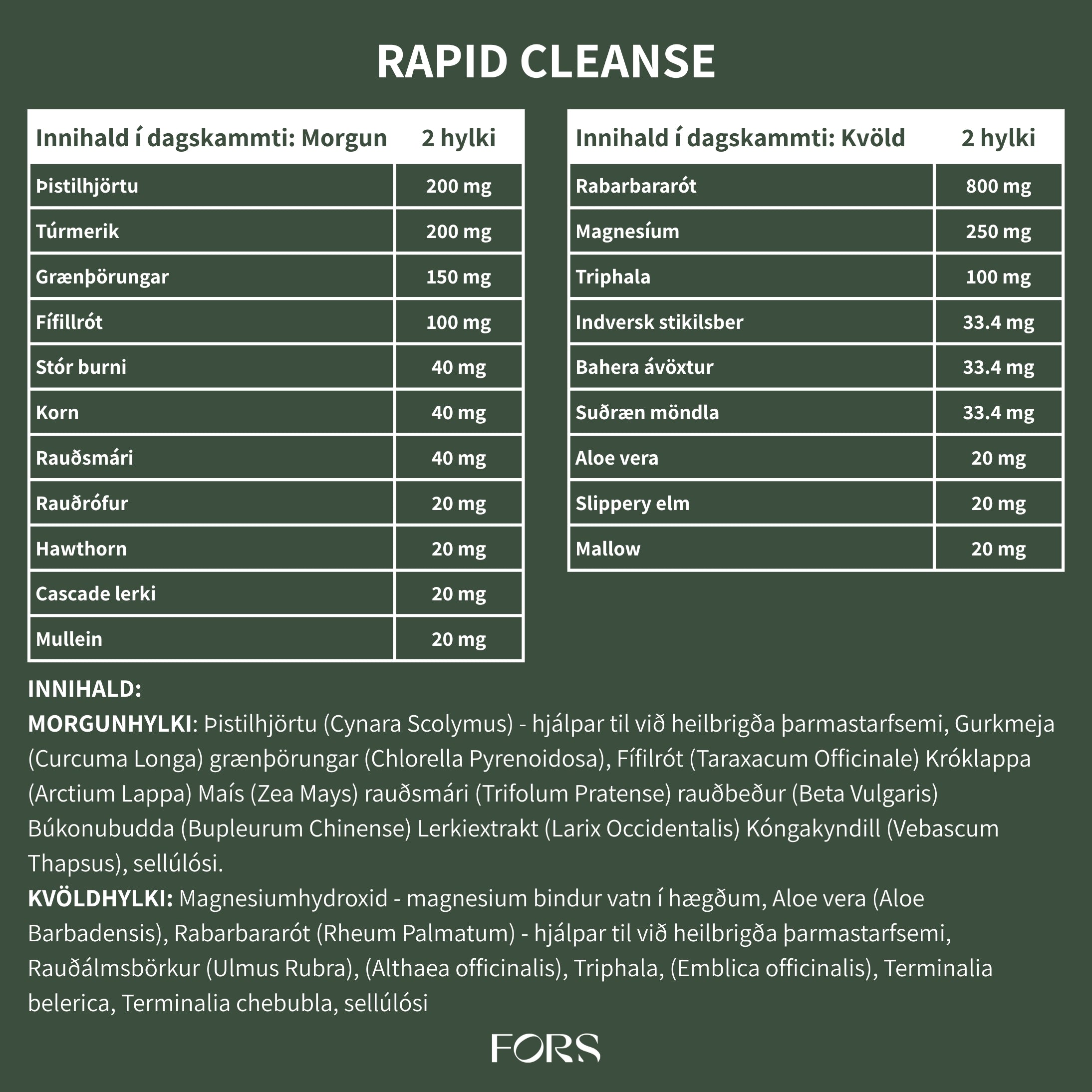 Rapid Cleanse Nordbo