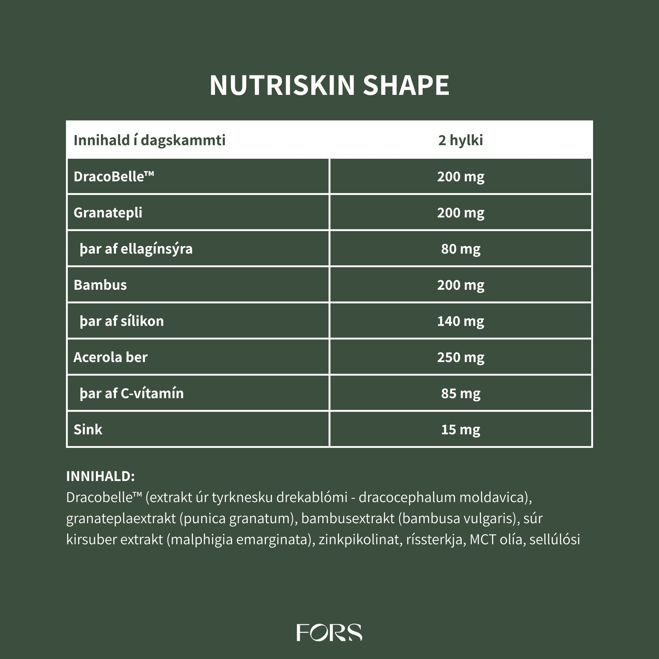 Nutriskin Shape