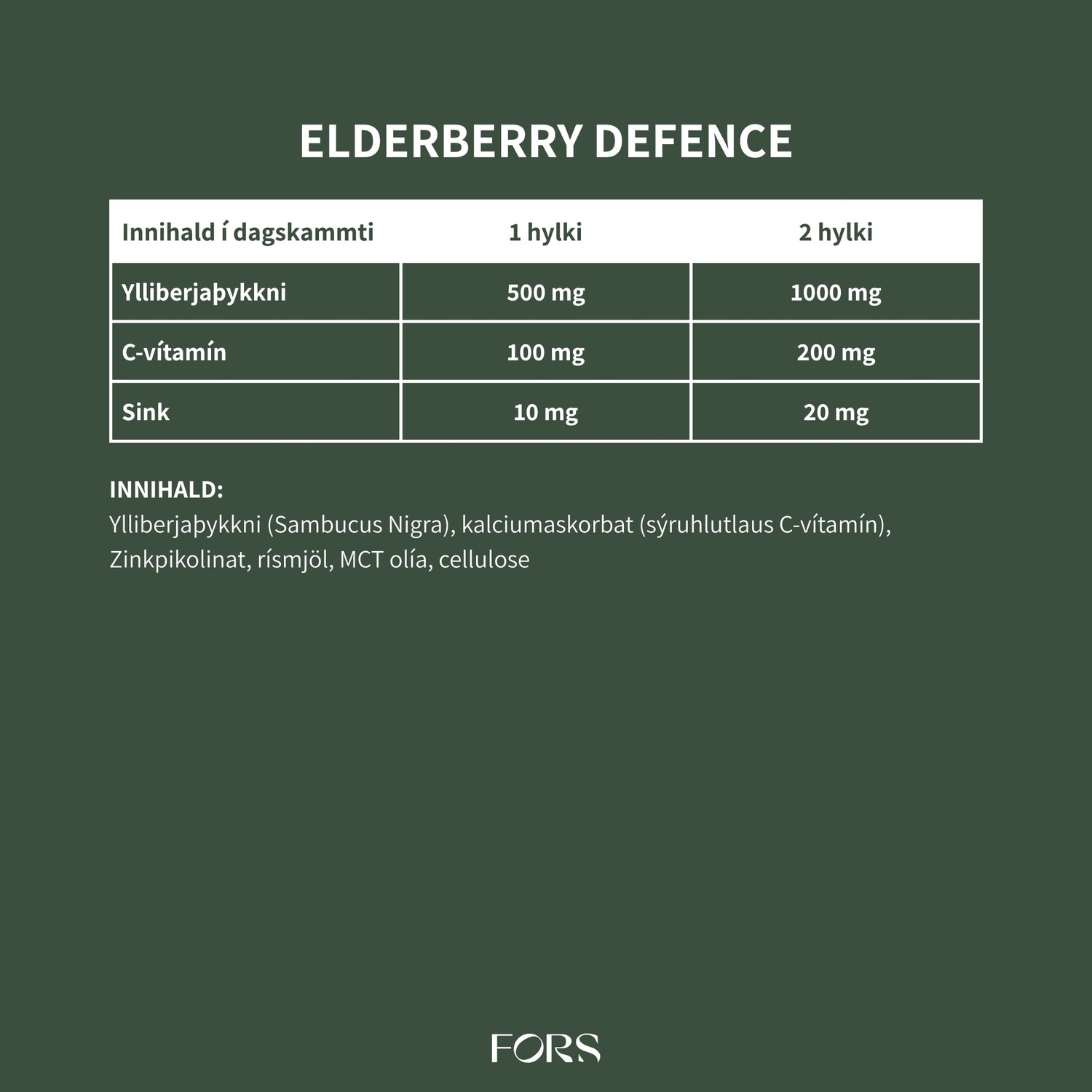 Elderberry Defence Nordbo