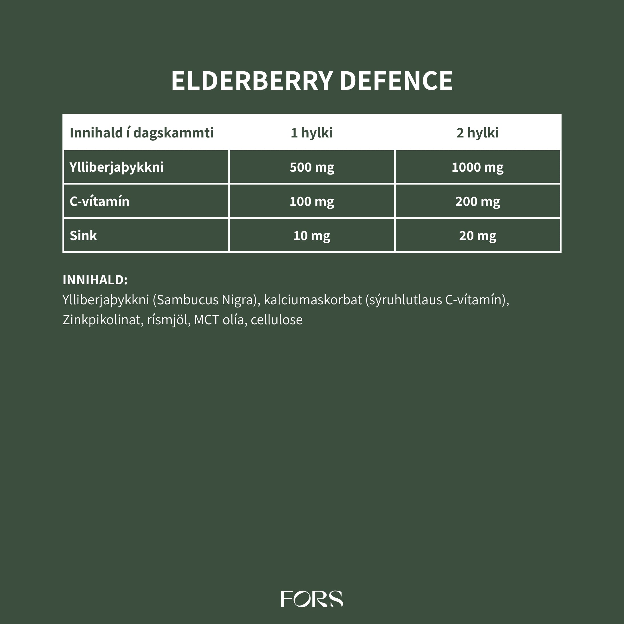 Elderberry Defence Nordbo