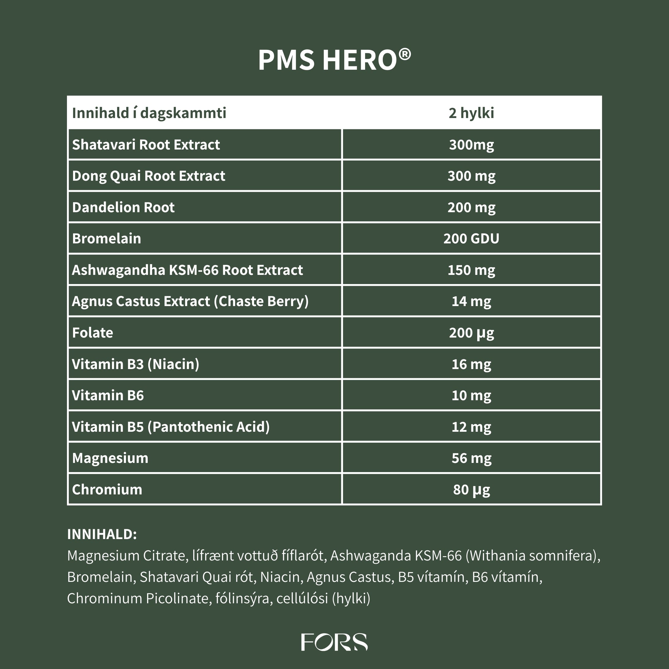 PMS Hero® fyrirtíðaspenna