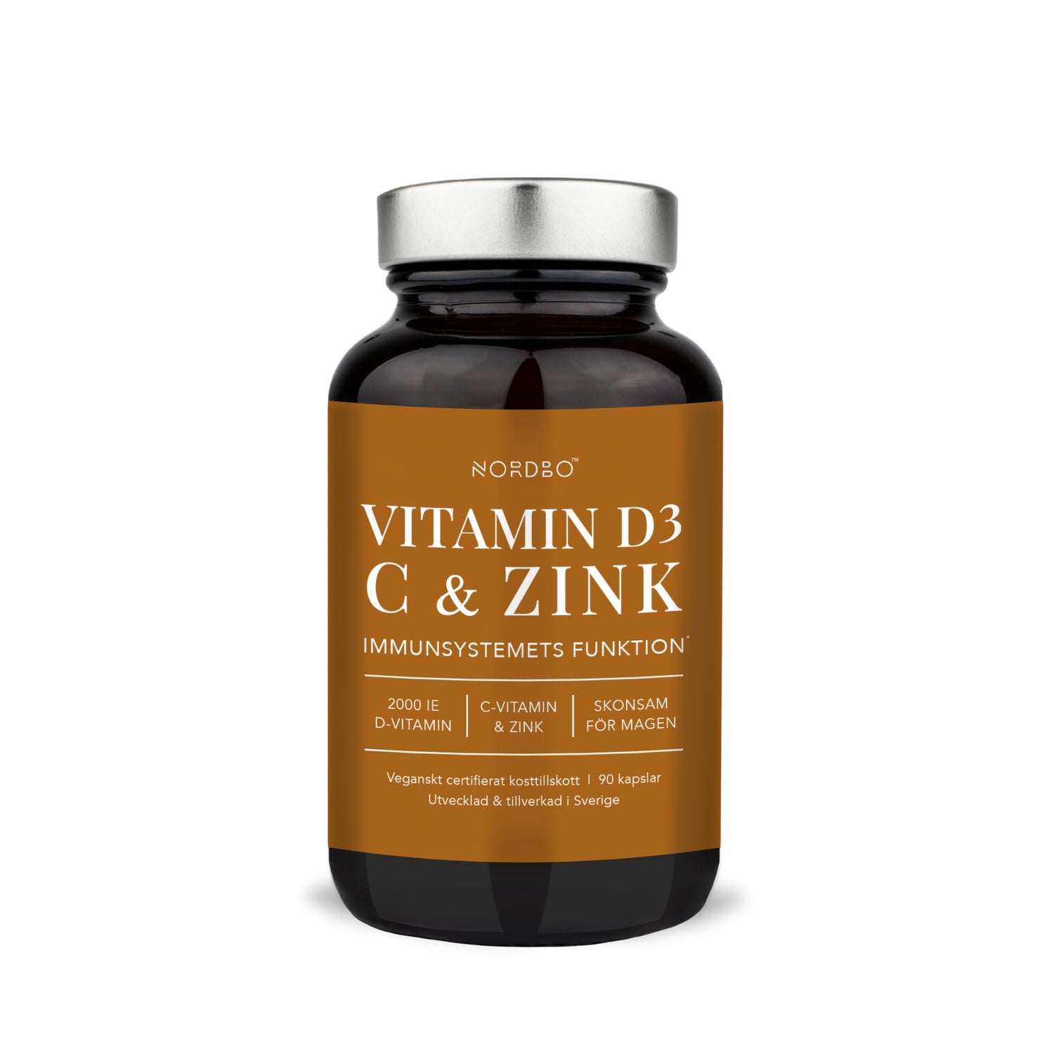 Nordbo Vegan D3, C og Zink