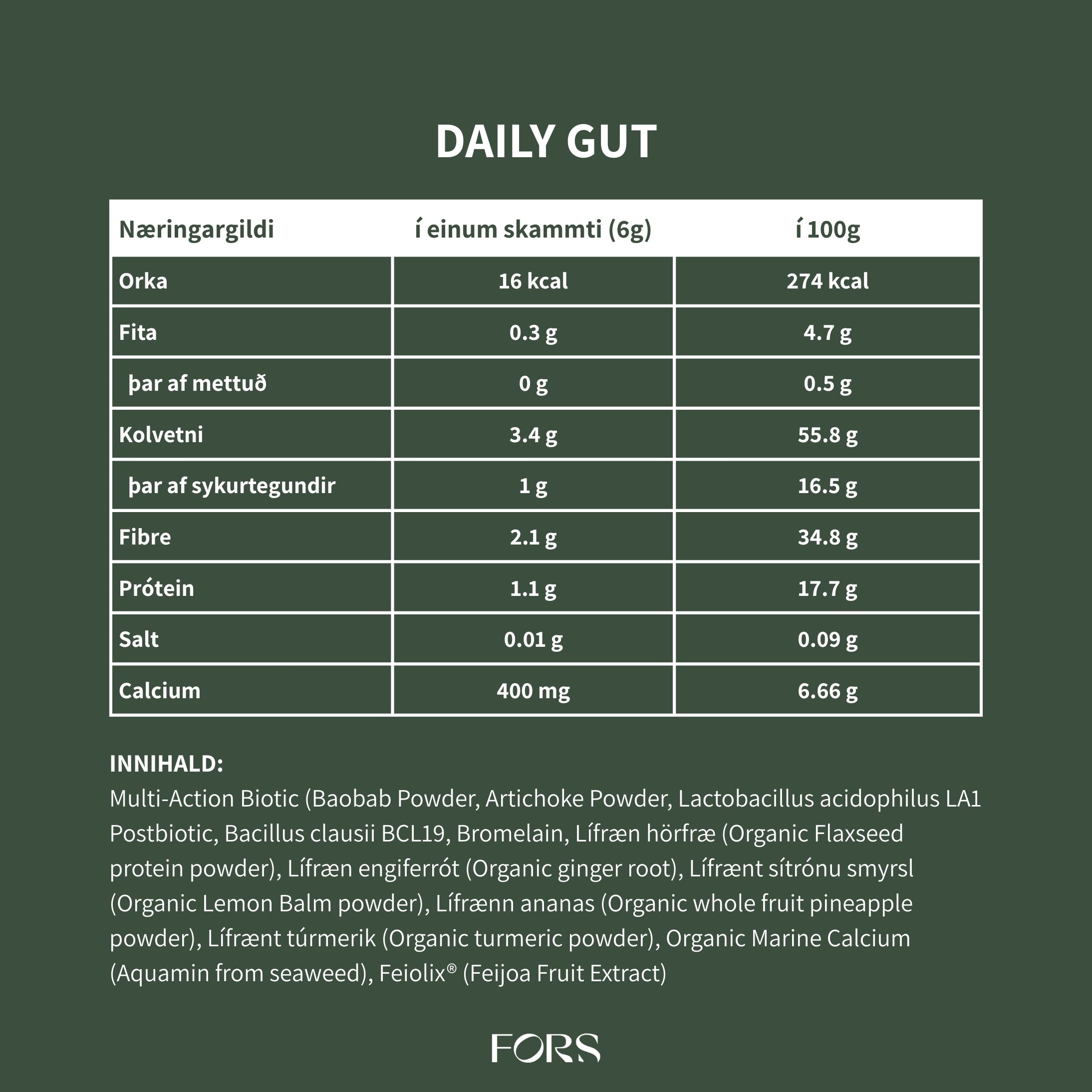 JERMS Daily Gut - bætt melting