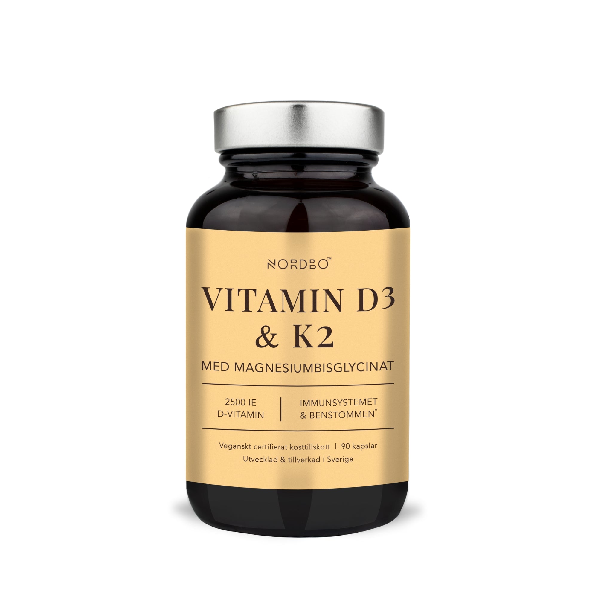 Vegan D3 & K2 vítamín Nordbo