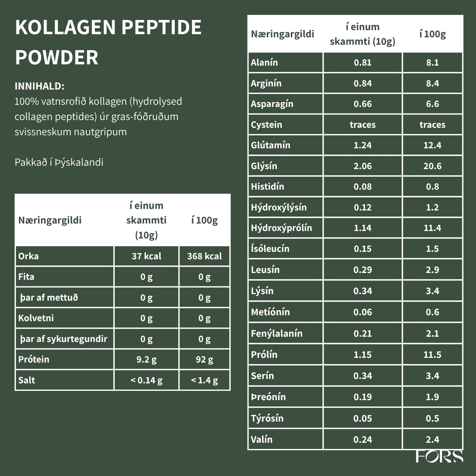 Grass-fed Kollagen Peptides