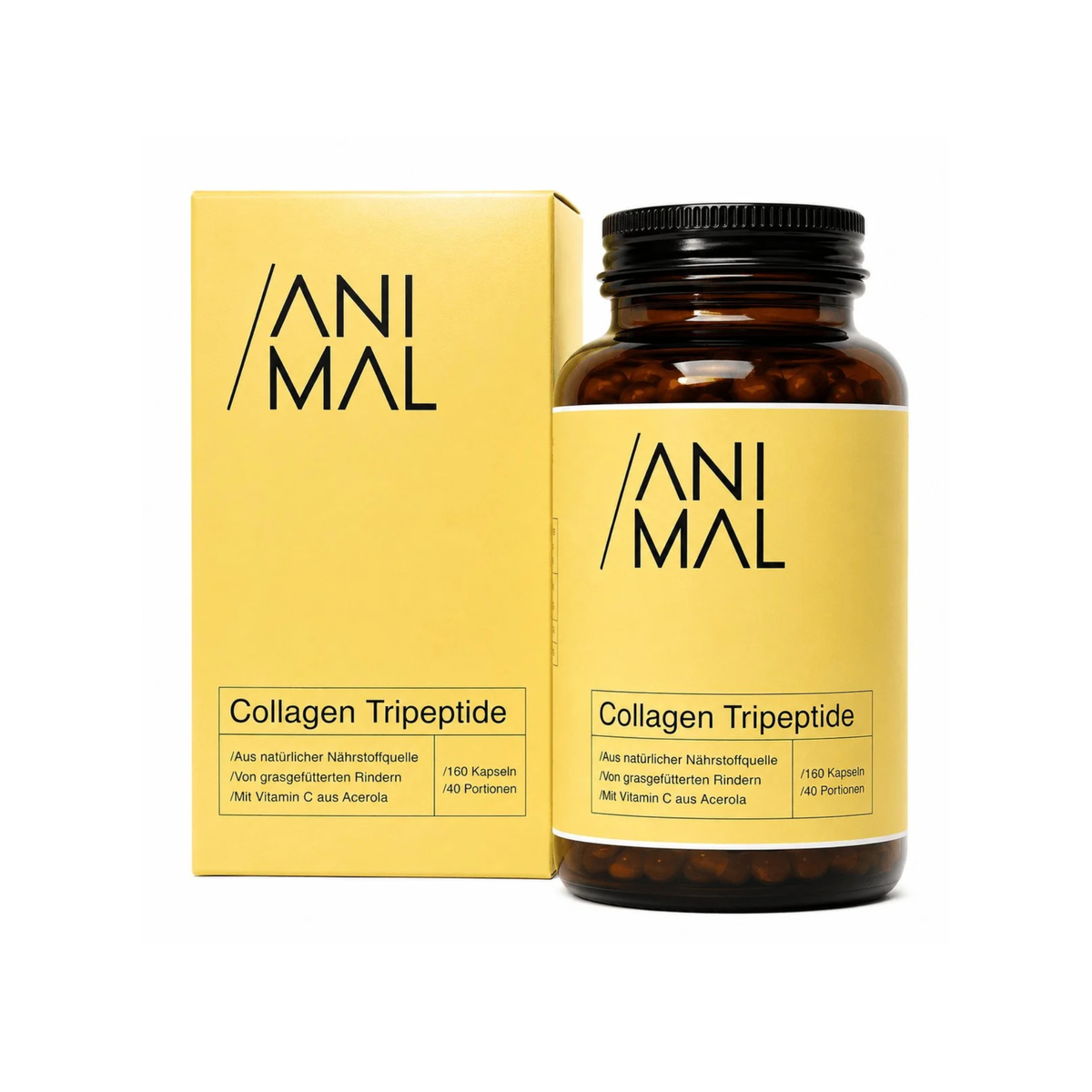 Grass-fed Kollagen Tripeptides með C-vítamíni