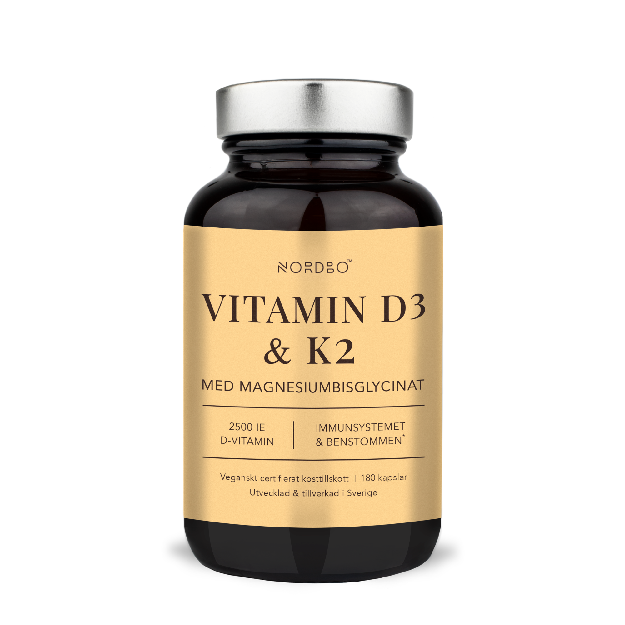 Vegan D3 & K2 vítamín Nordbo