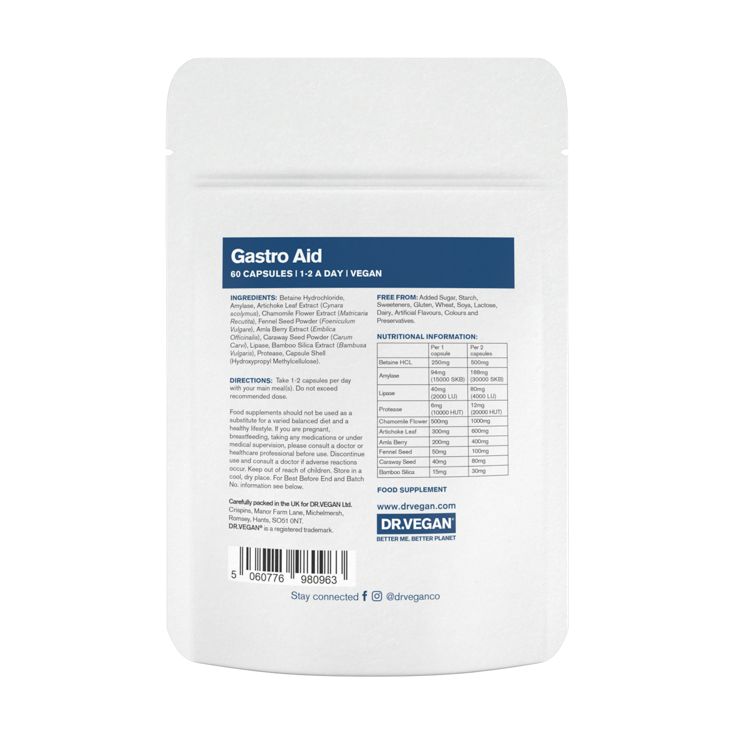 GastroAid® - gegn bakflæði