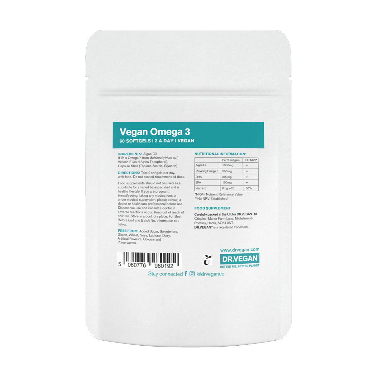 Vegan Omega 3 - þörungaolía