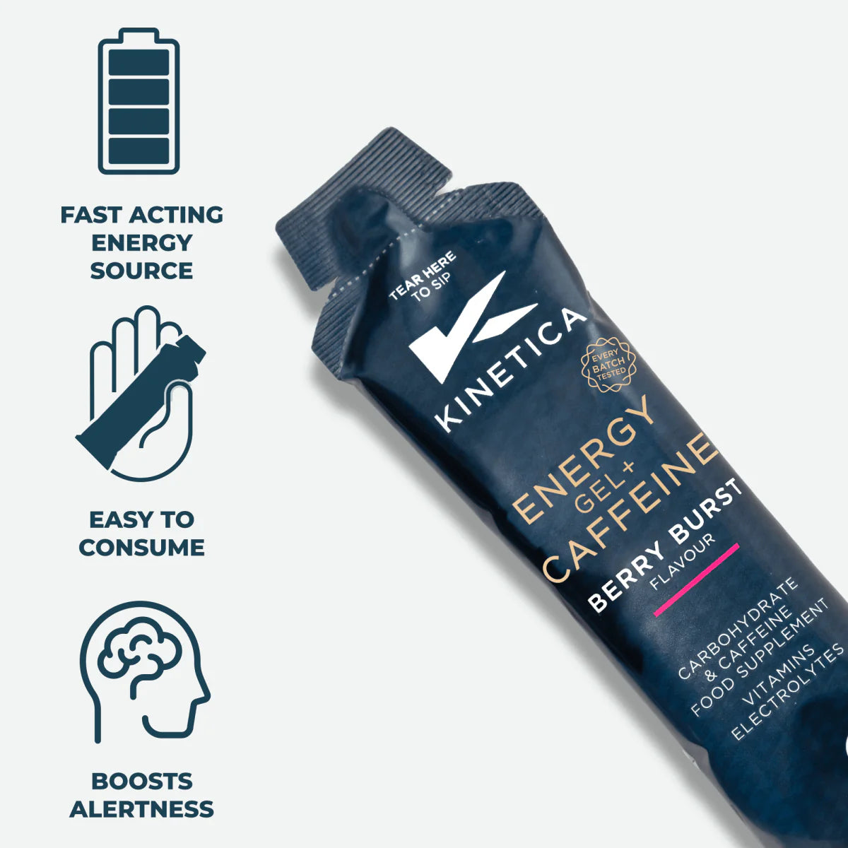 Kinetica Orkugel með Koffíni