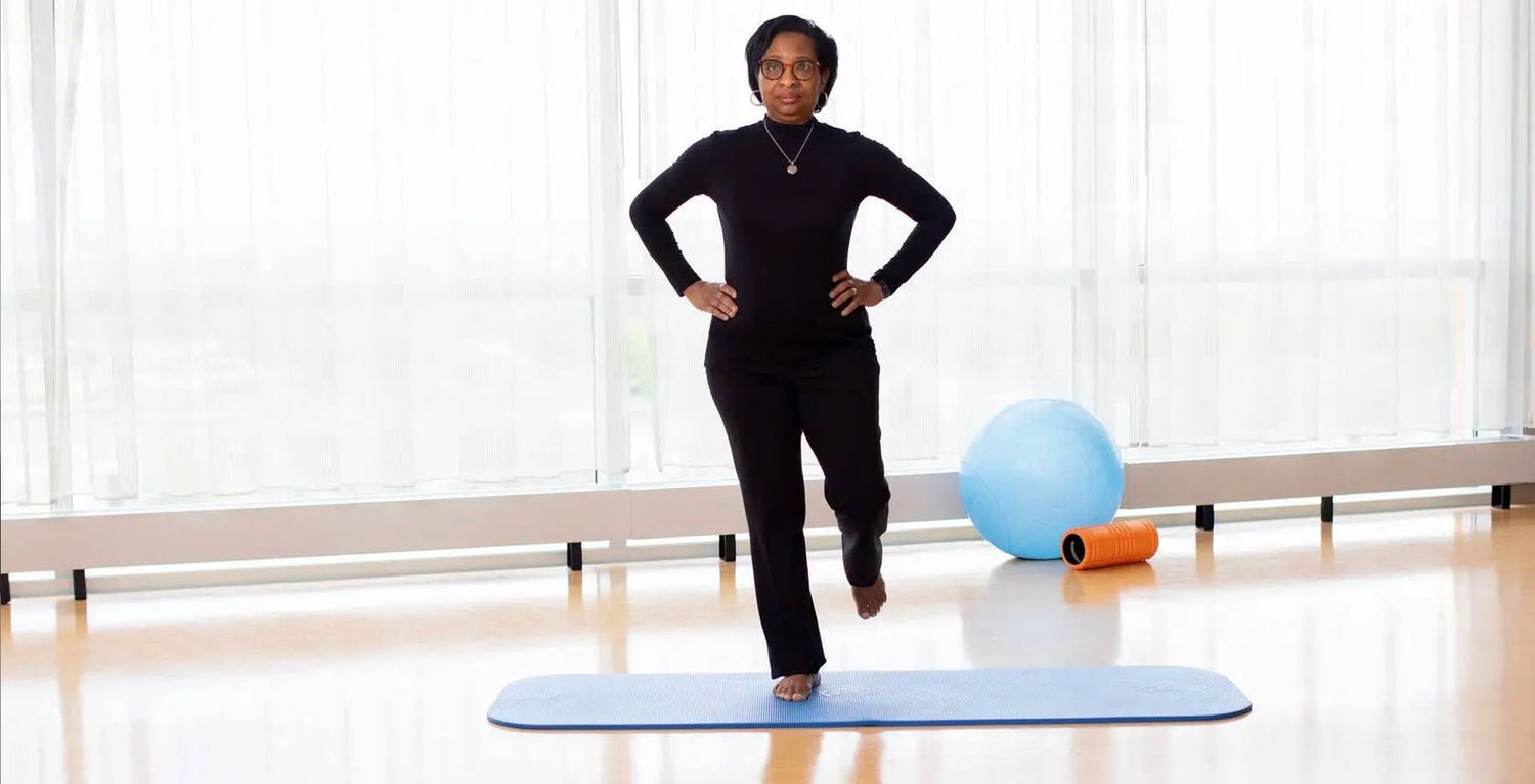 Að standa á öðrum fæti