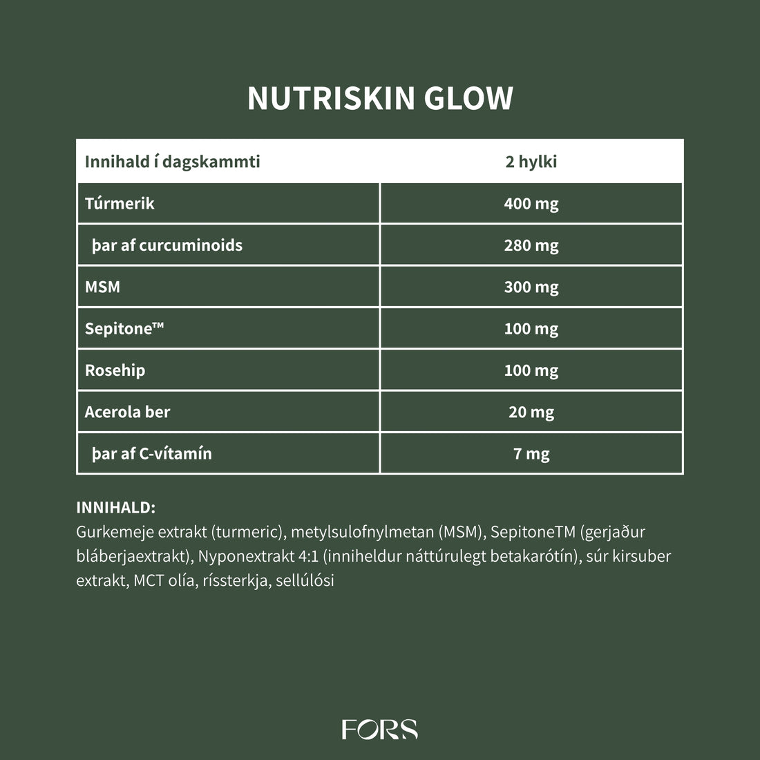 Nutriskin Glow Nordbo