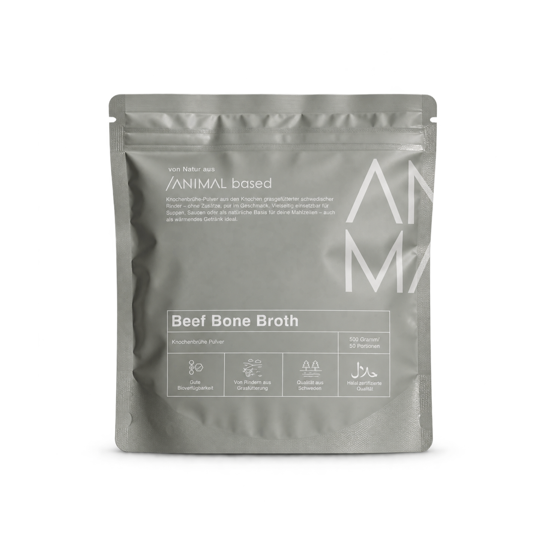 Grass-fed bone broth (beinaseyði)