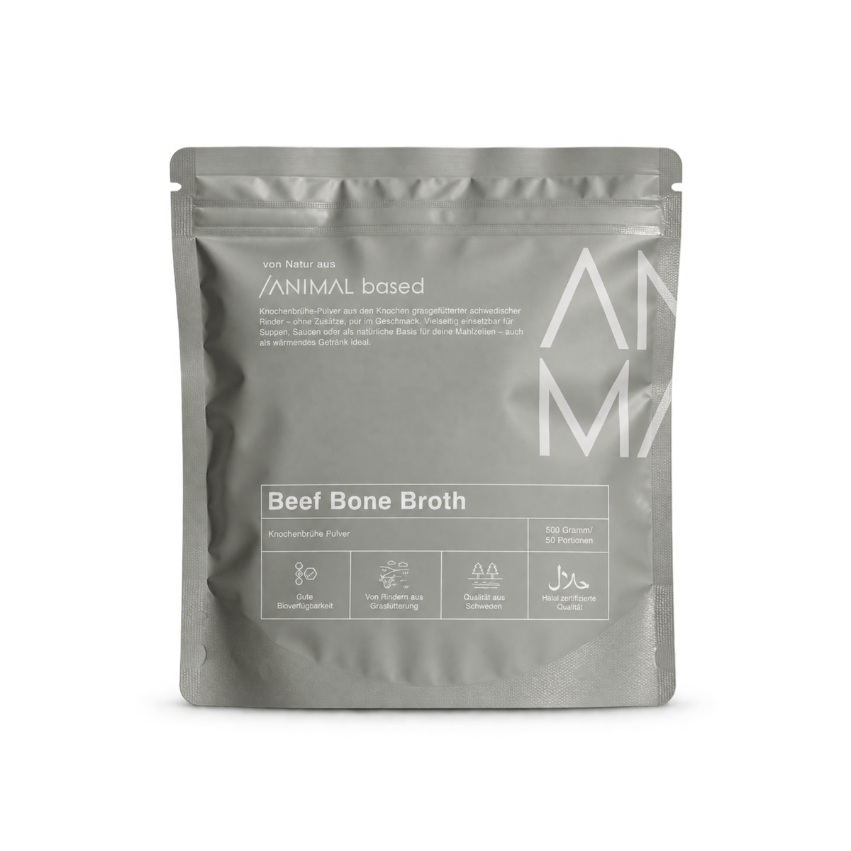 Grass-fed bone broth (beinaseyði)