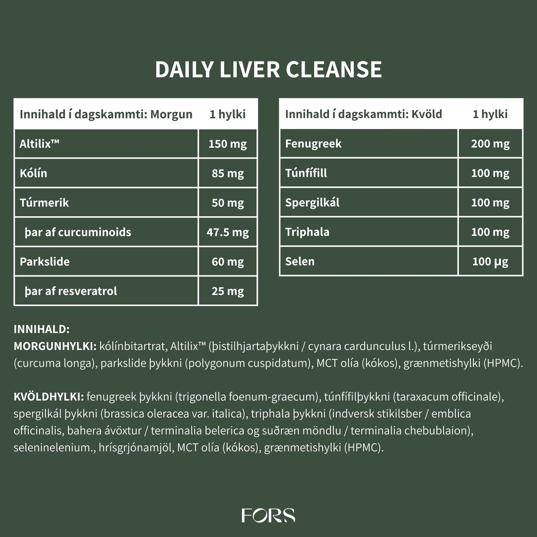 Daily Liver Cleanse Nordbo (60 capsules)