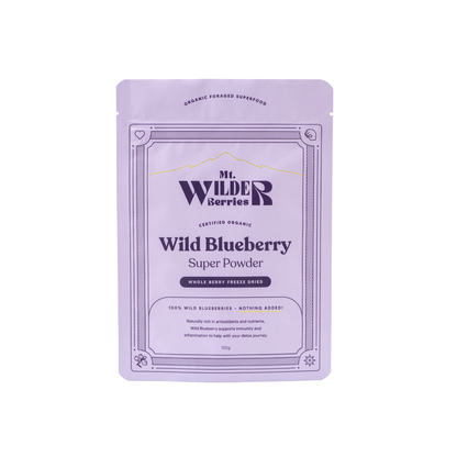 Wild Blueberry Super Powder - Bláberjaduft - 100g