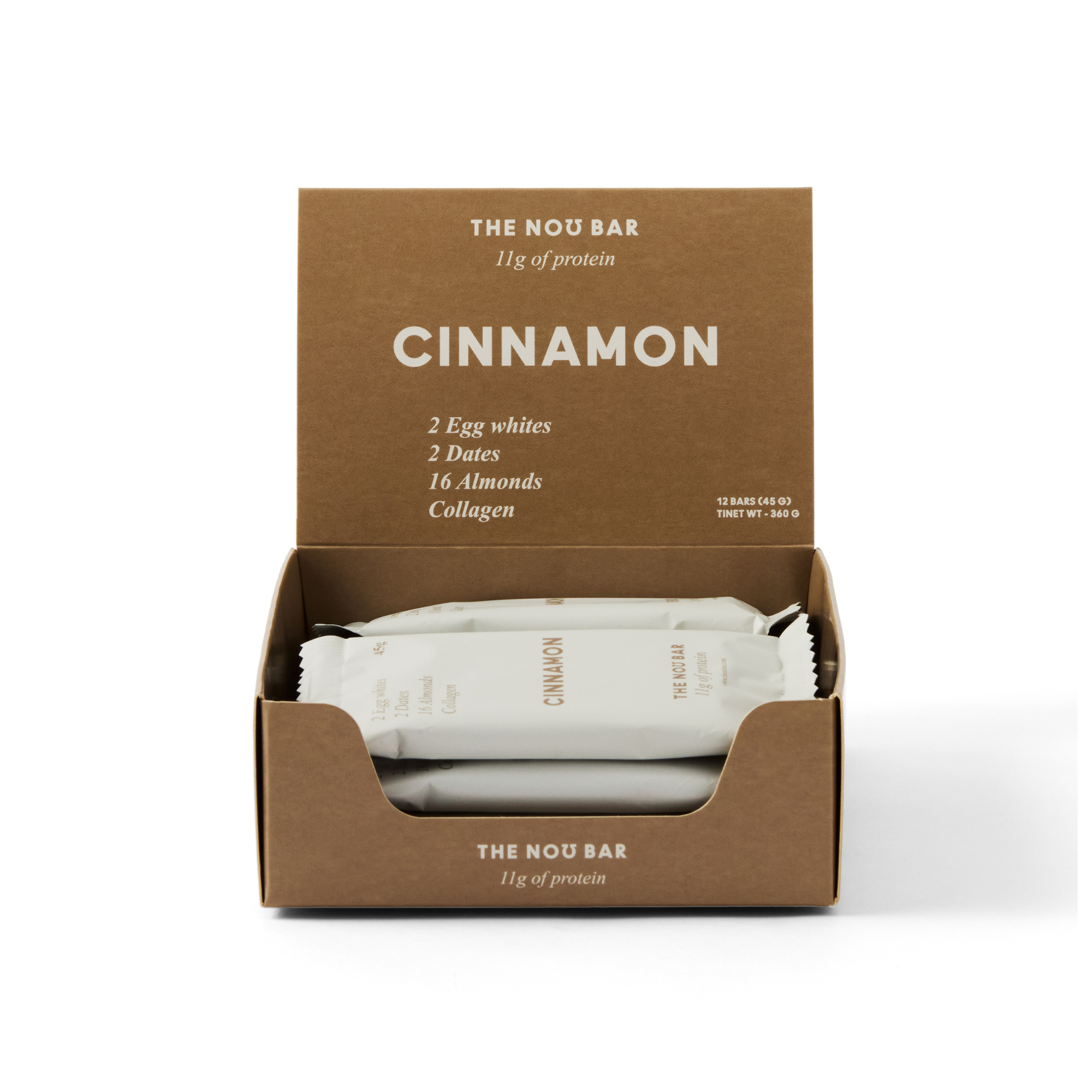 The No Bar - Proteinstykki - Cinnamon - 12 Pakkar