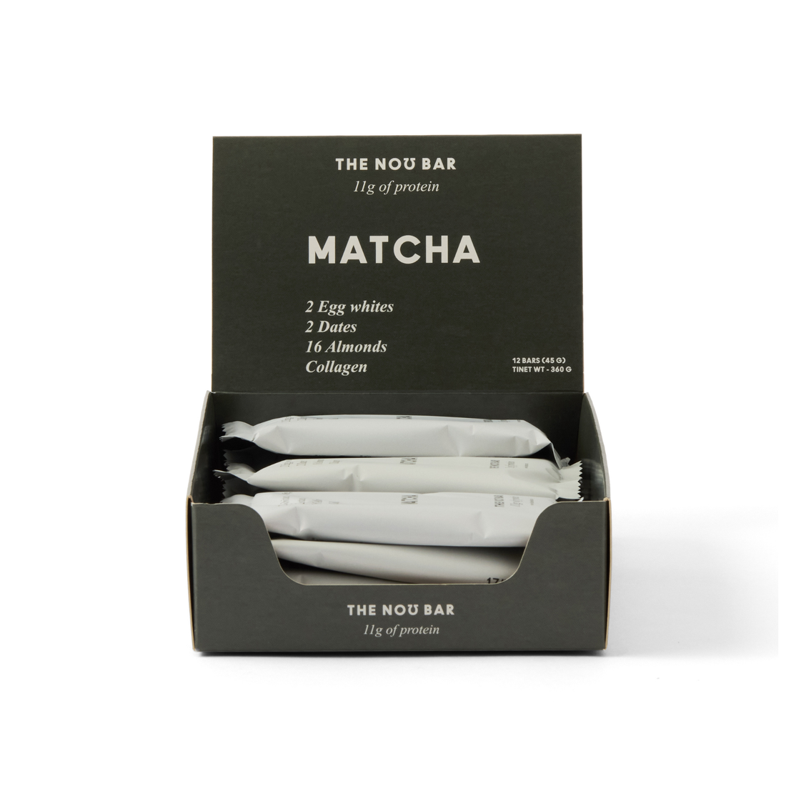 The No Bar - Proteinstykki - Matcha - 12 Pakkar