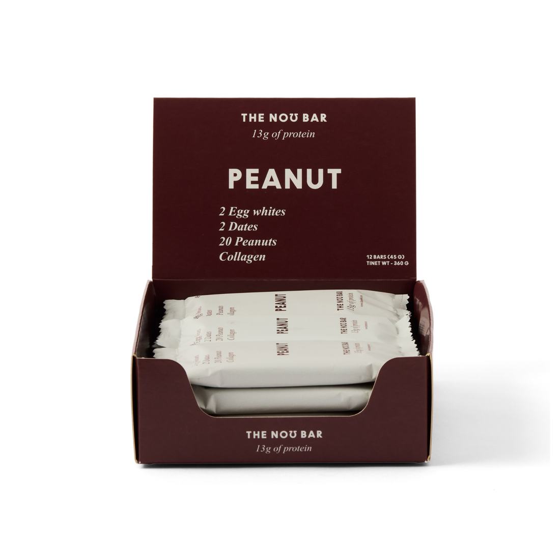 The No Bar - Proteinstykki - Peanut - 12 Pakkar