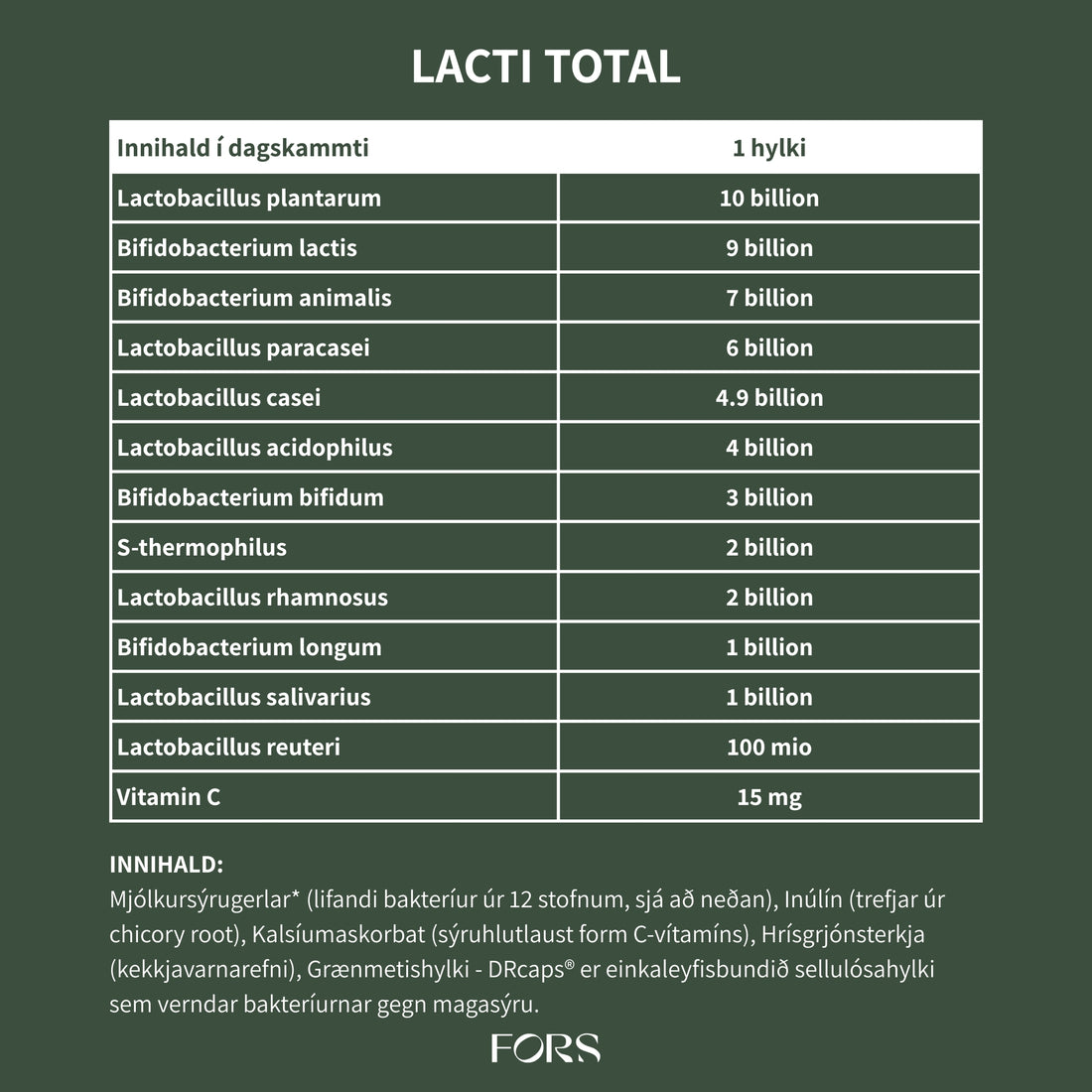 Lacti Total Nordbo (góðgerlar)