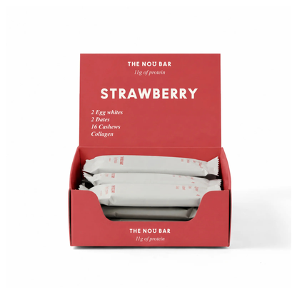 The No Bar - Proteinstykki - Strawberry - 12 Stykki