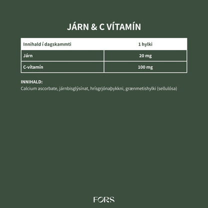 Járn &amp; C-vítamín Nordbo