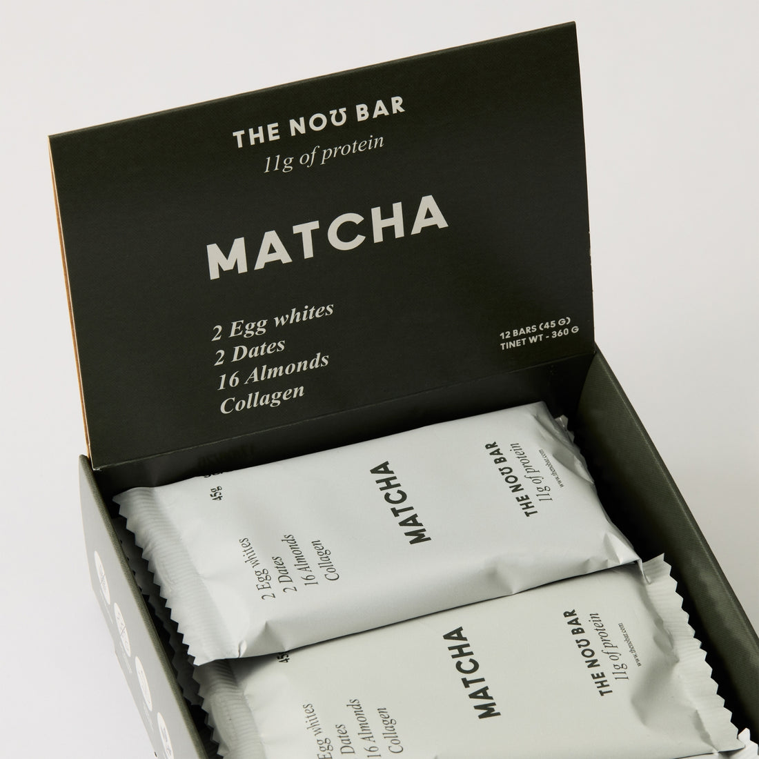 The No Bar - Proteinstykki - Matcha - 12 Pakkar