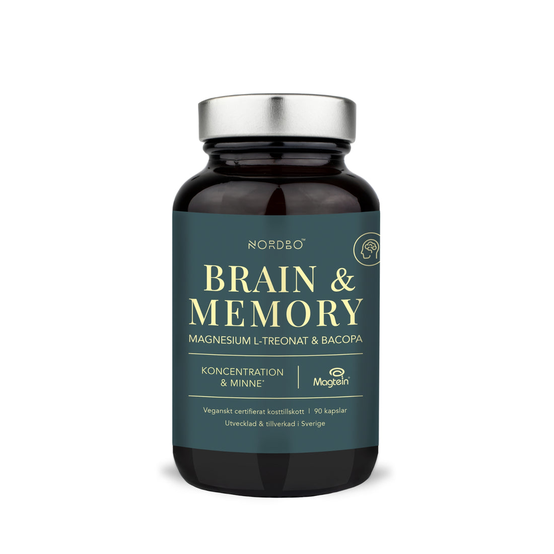 Brain &amp; Memory Magnesíum Nordbo (L-Threonate)