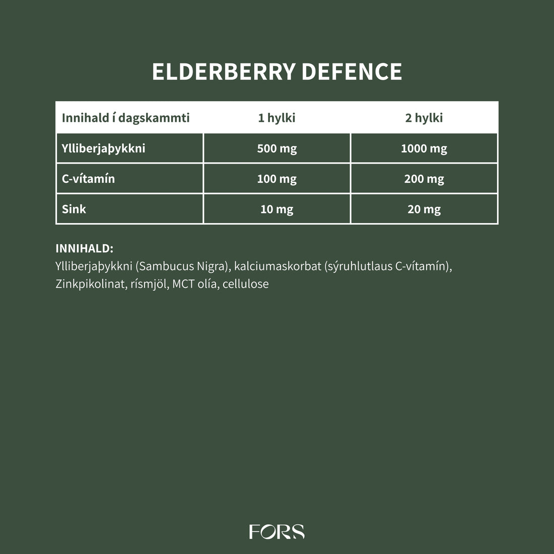 Elderberry Defence Nordbo