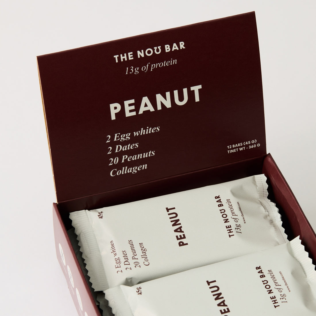 The No Bar - Proteinstykki - Peanut - 12 Pakkar
