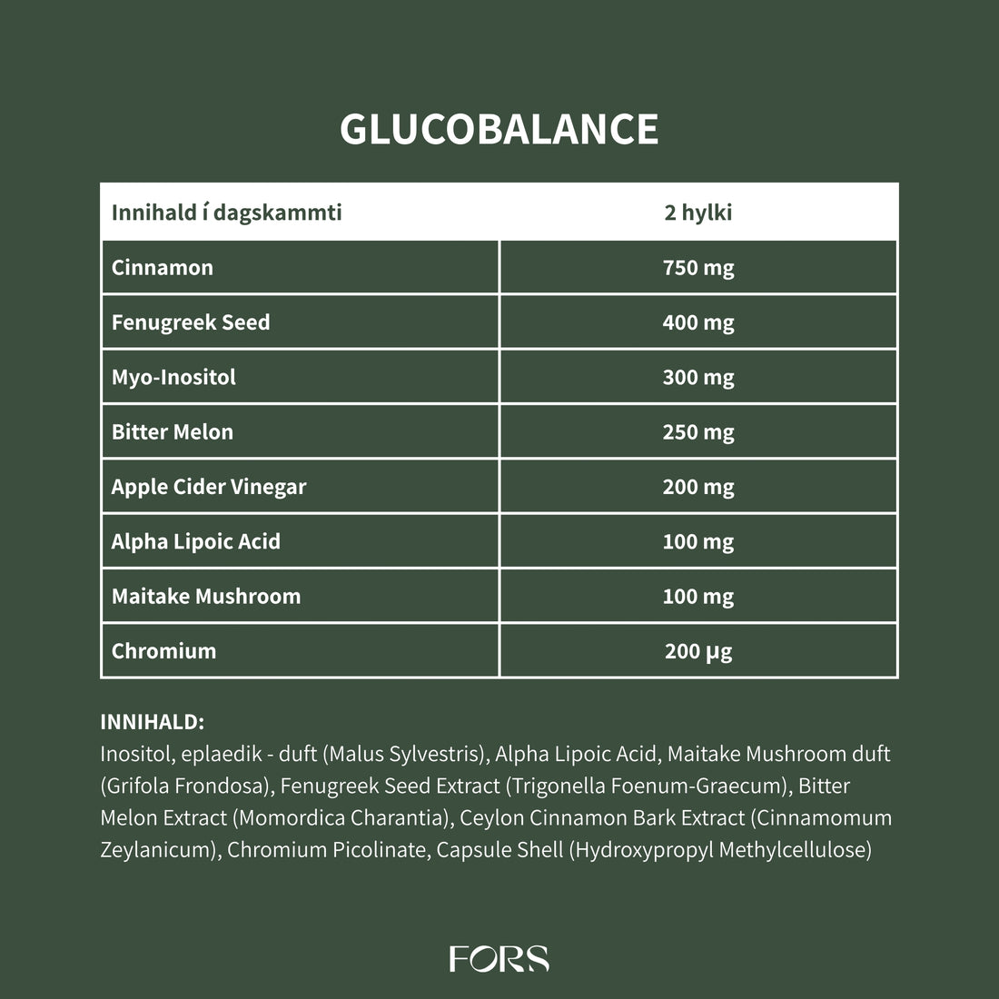 GlucoBalance® - blóðsykur