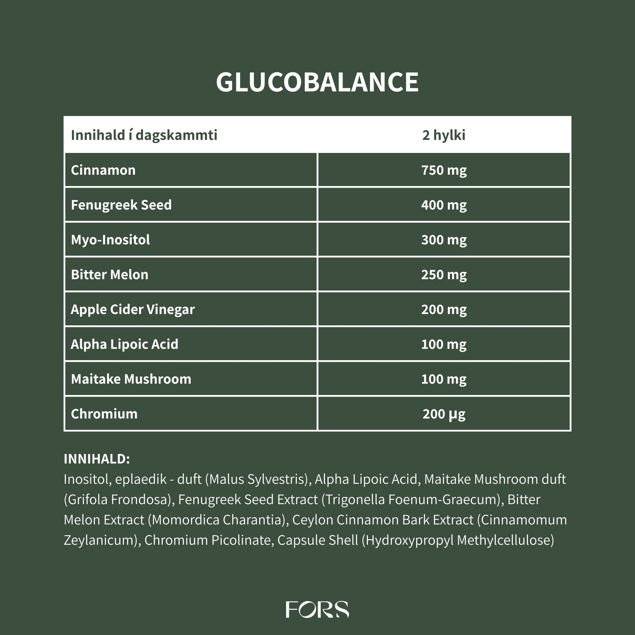 GlucoBalance® - blóðsykur
