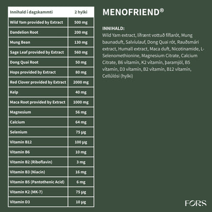 MenoFriend® - breytingaskeið