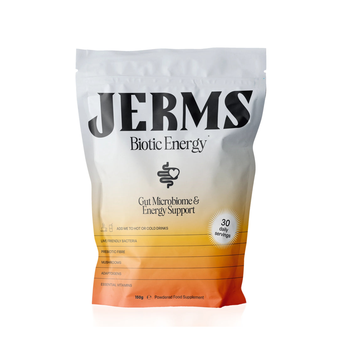 JERMS Biotic Energy - góðgerlar, lífvirkir sveppir &amp; adaptogens