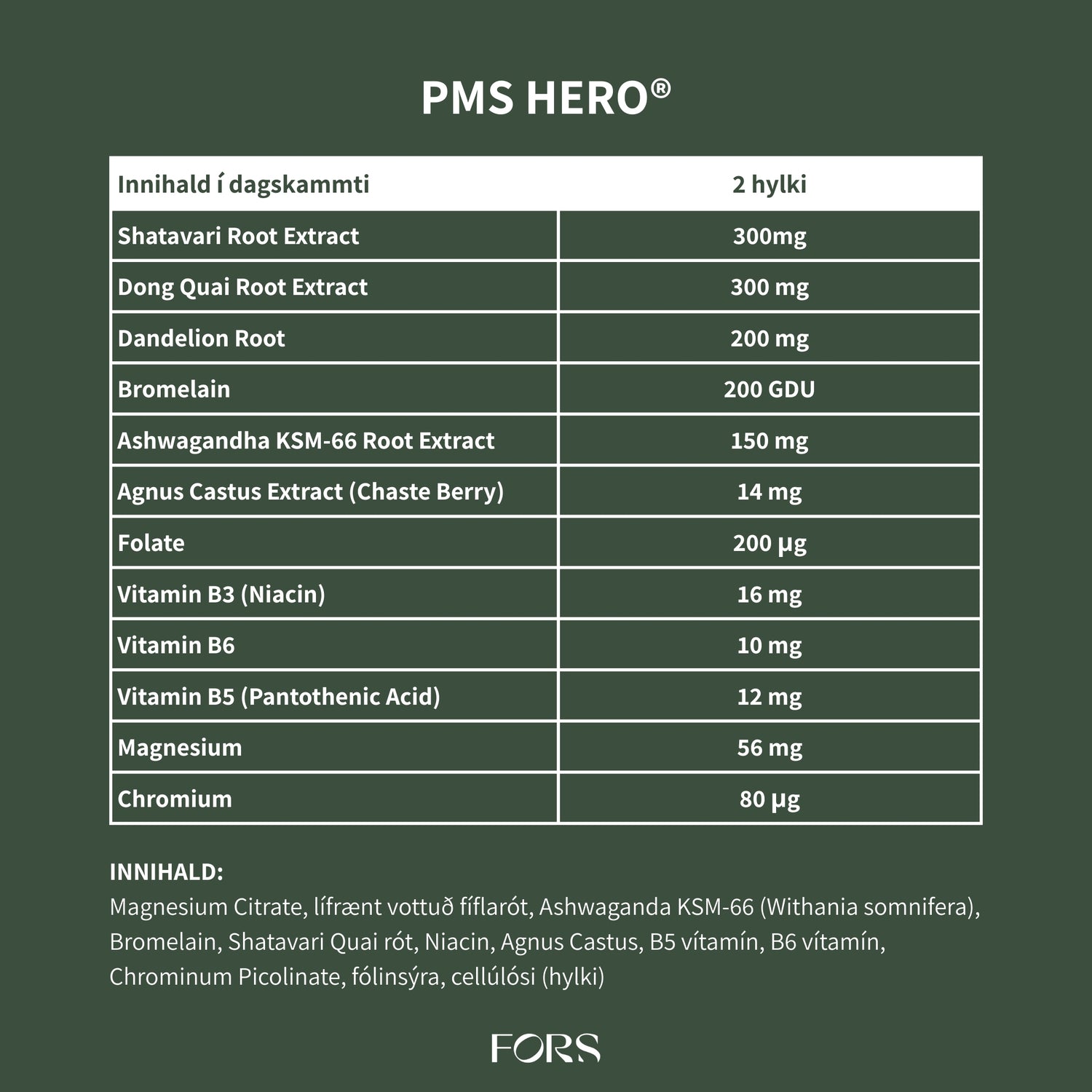 PMS Hero® fyrirtíðaspenna