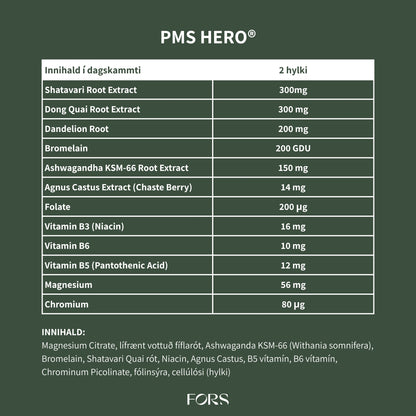 PMS Hero® fyrirtíðaspenna