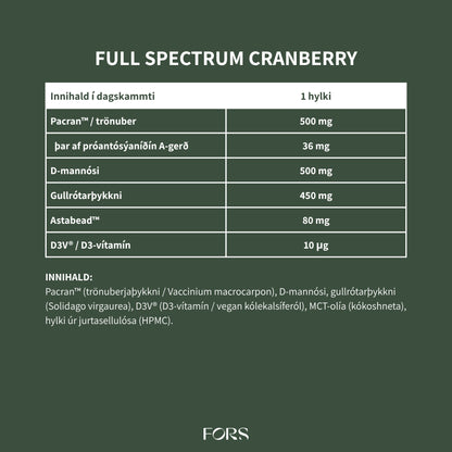 Full Spectrum Cranberry Nordbo