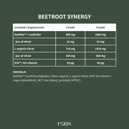Beetroot Synergy Nordbo (rauðrófukomplex)