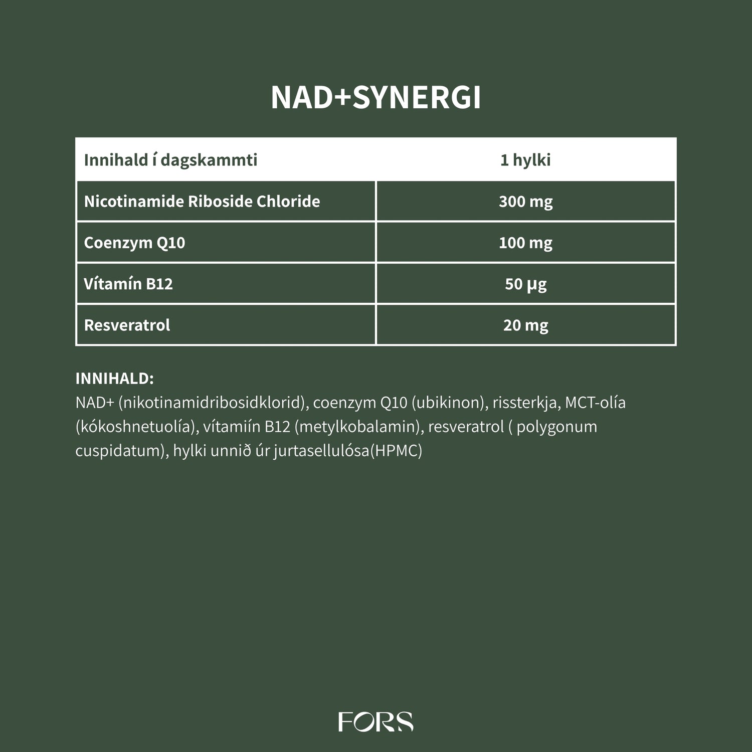 NAD+Synergi