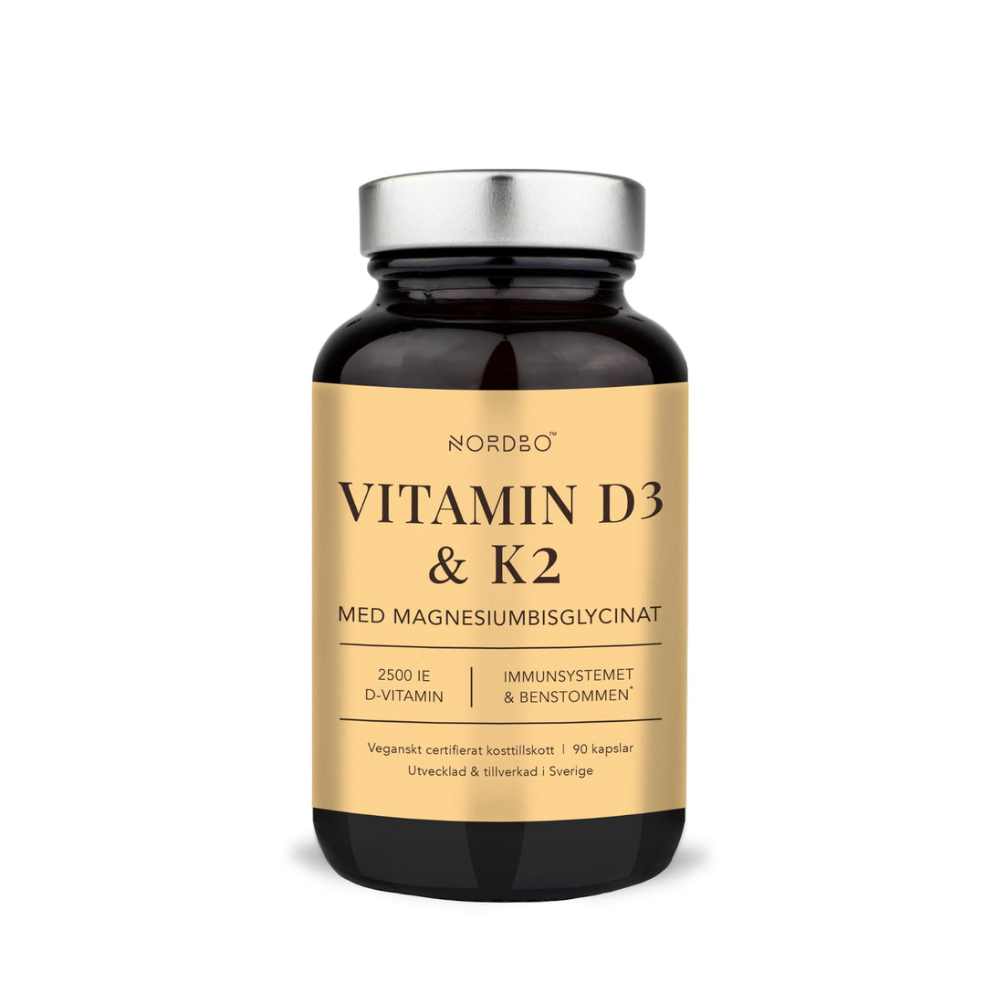 Vegan D3 &amp; K2 vítamín Nordbo