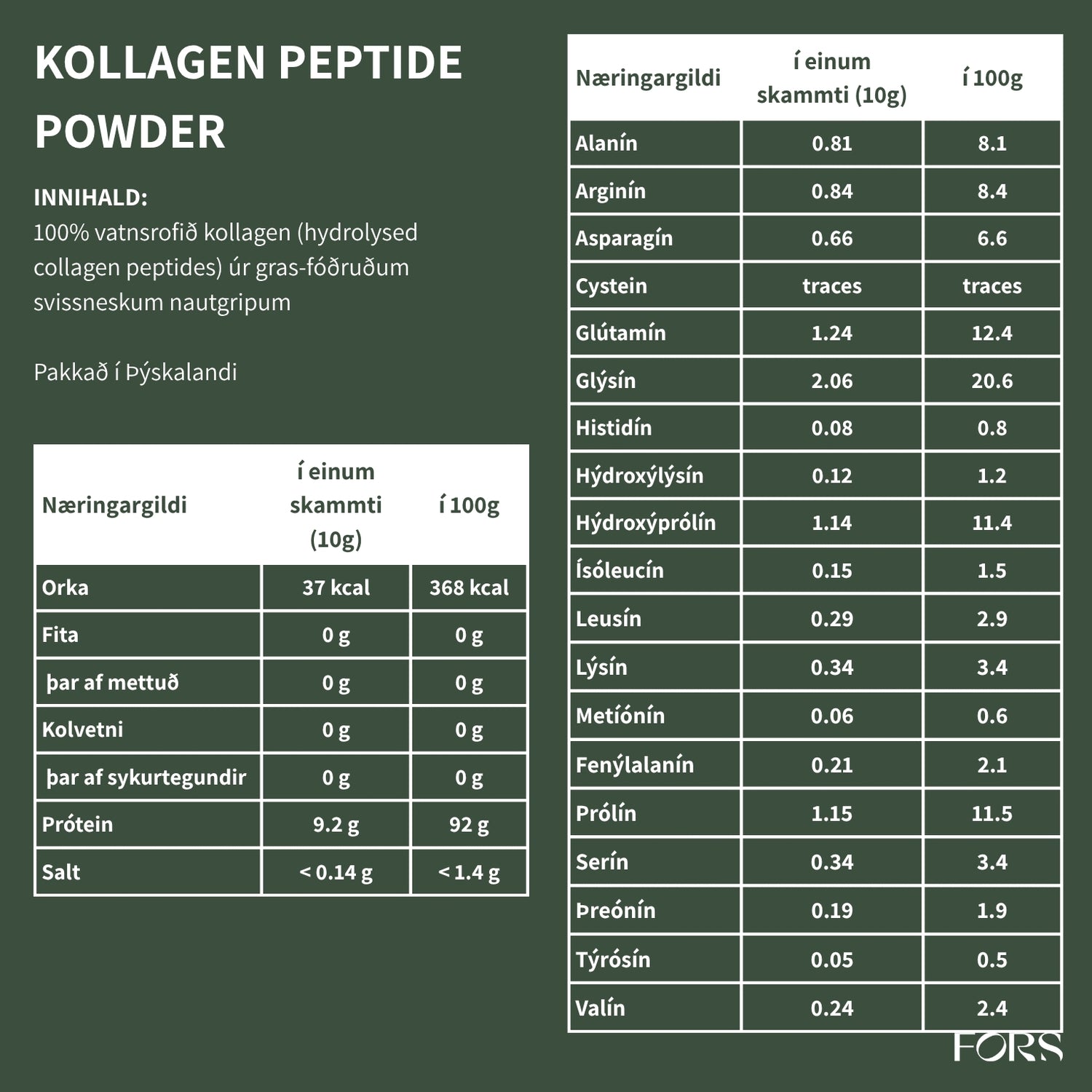 Grass-fed Kollagen Peptides