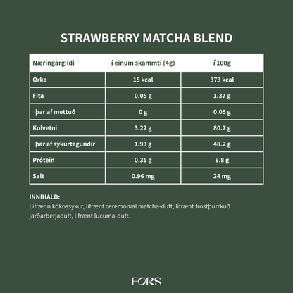 Strawberry Matcha Blend