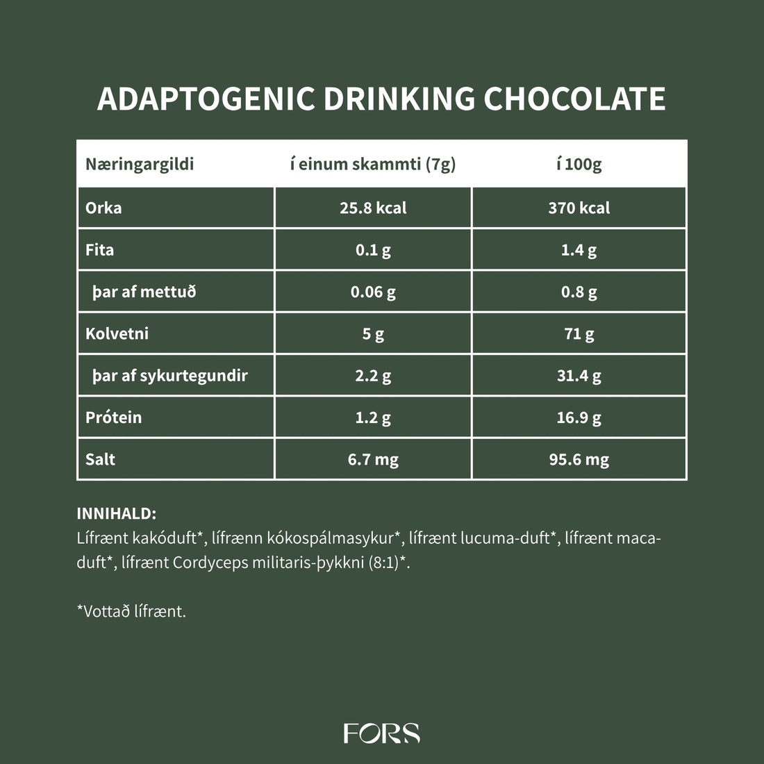 Adaptogenic Cacao