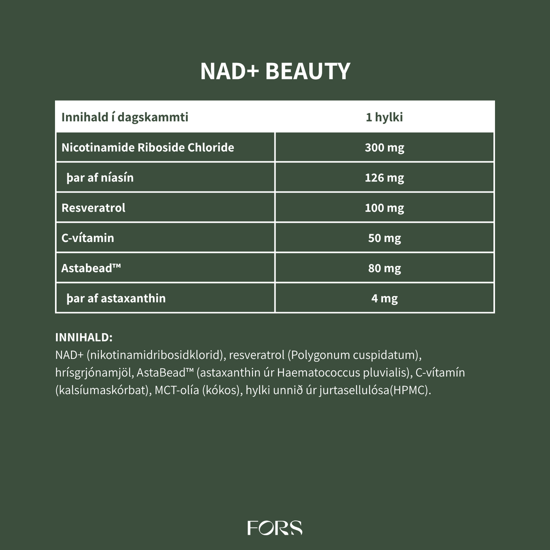 NAD+ Beauty