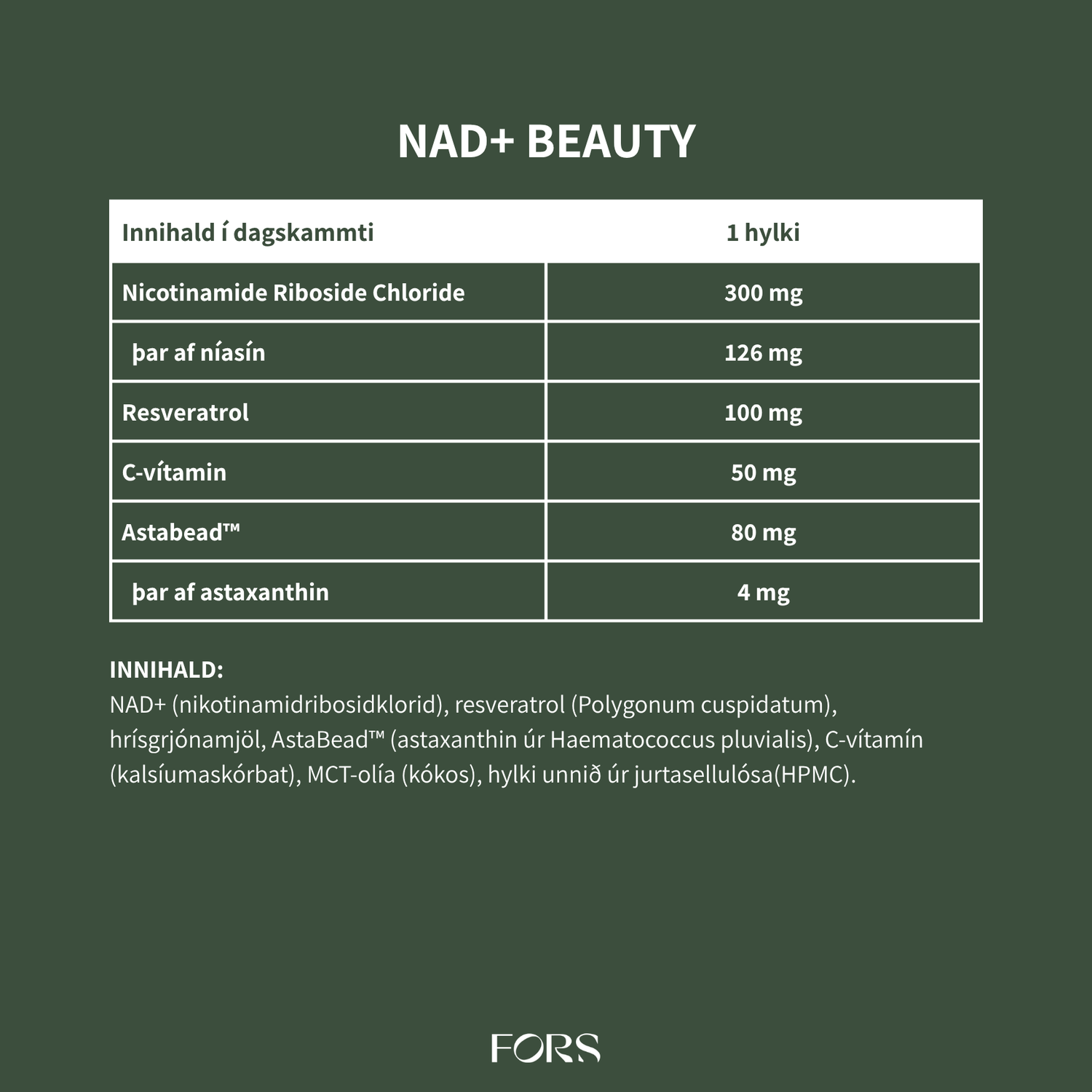 NAD+ Beauty