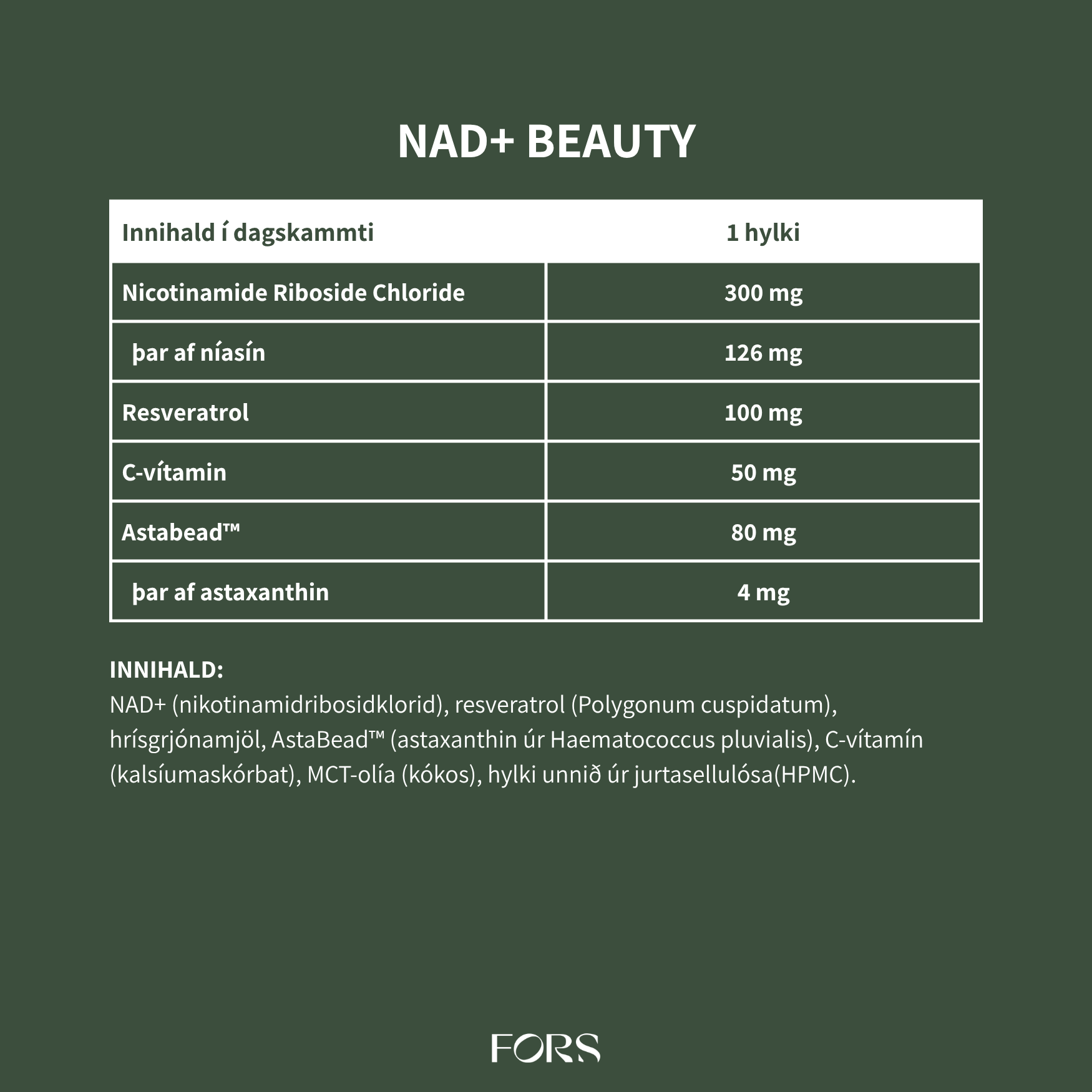 NAD+ Beauty
