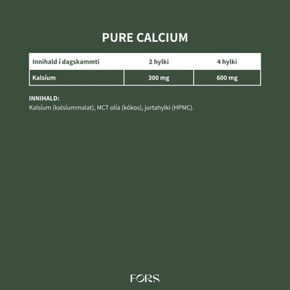 Pure Calcium Nordbo (Kalsíum)