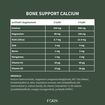 Bone Support Calcium Nordbo
