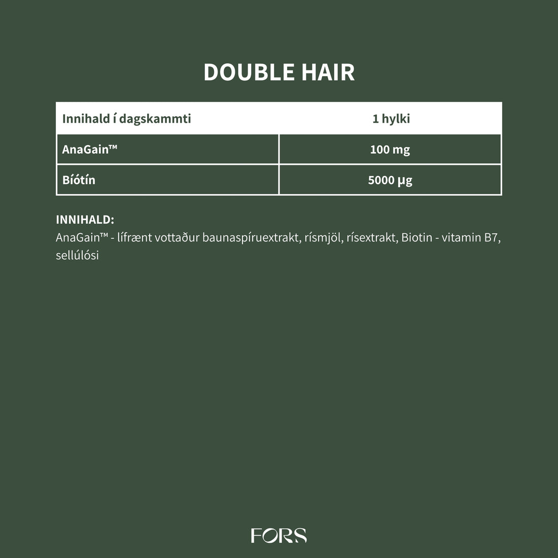 Double Hair Nordbo